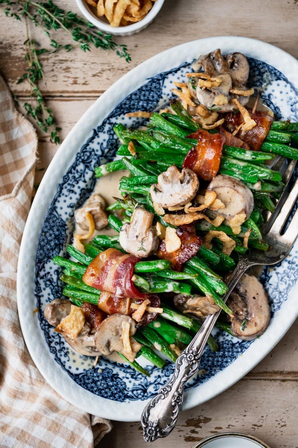 Green Bean Casserole Bundles with Bacon The Seasoned Mom