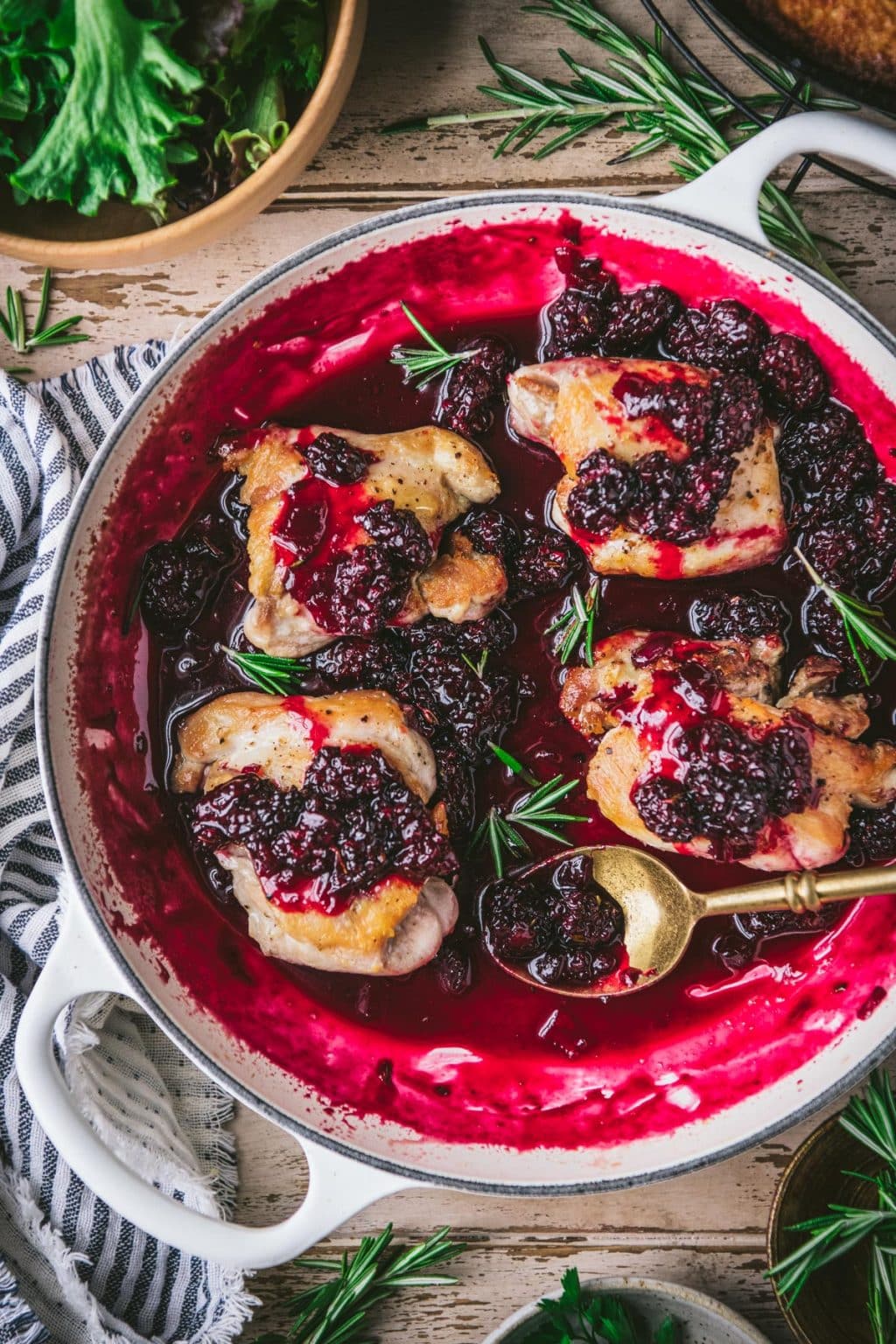 OneSkillet Blackberry Chicken The Seasoned Mom