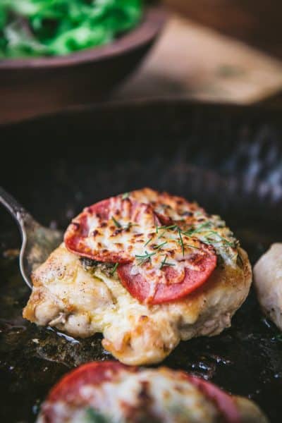 5-Ingredient Pepperoni Chicken - The Seasoned Mom