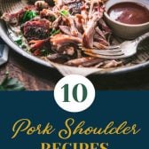 Collage of the best pork shoulder recipes