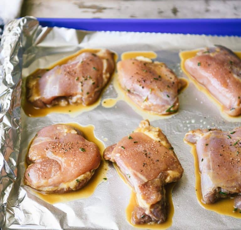 Marinated Baked Boneless Chicken Thighs The Seasoned Mom