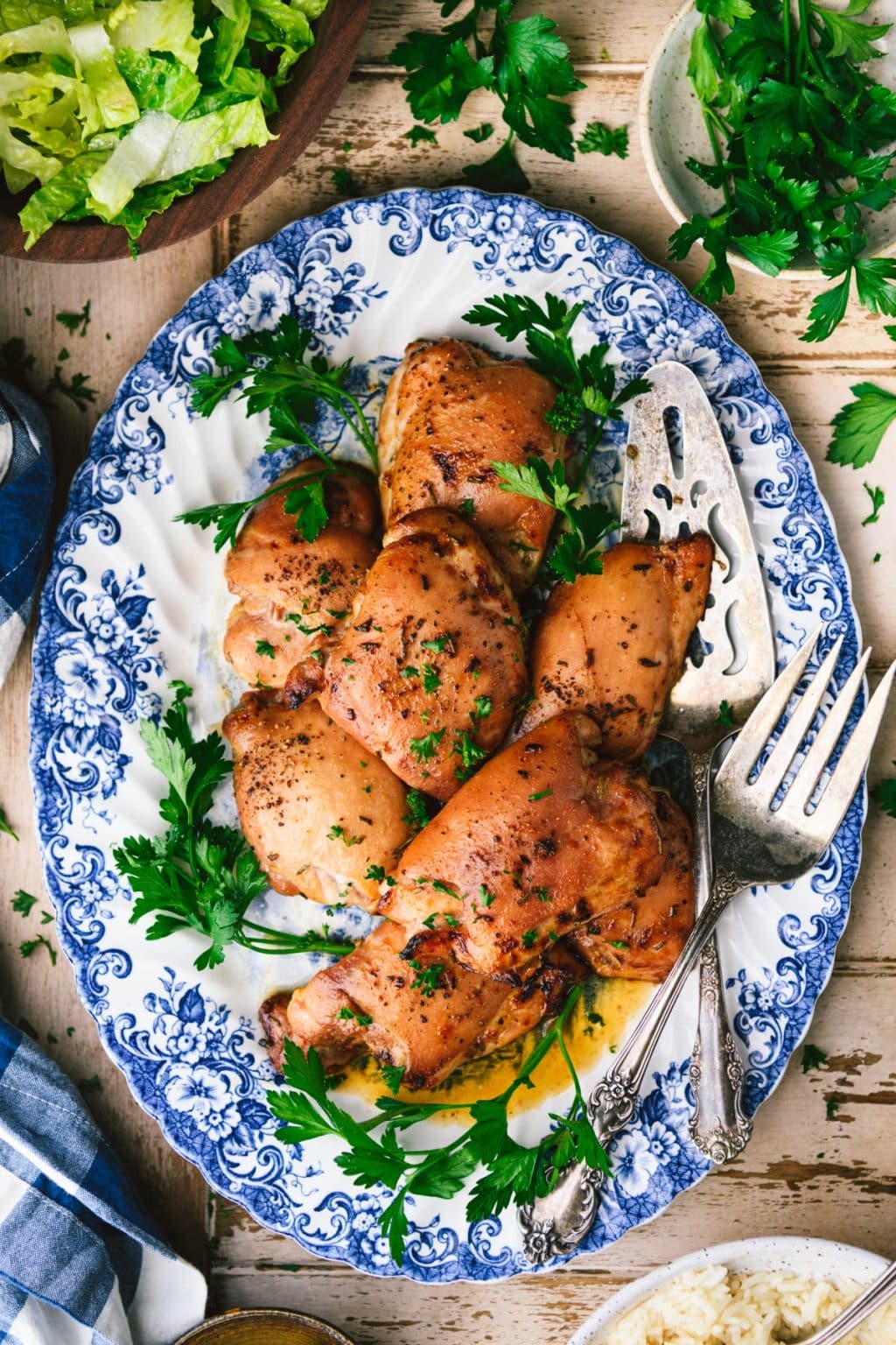 Marinated Baked Boneless Chicken Thighs The Seasoned Mom
