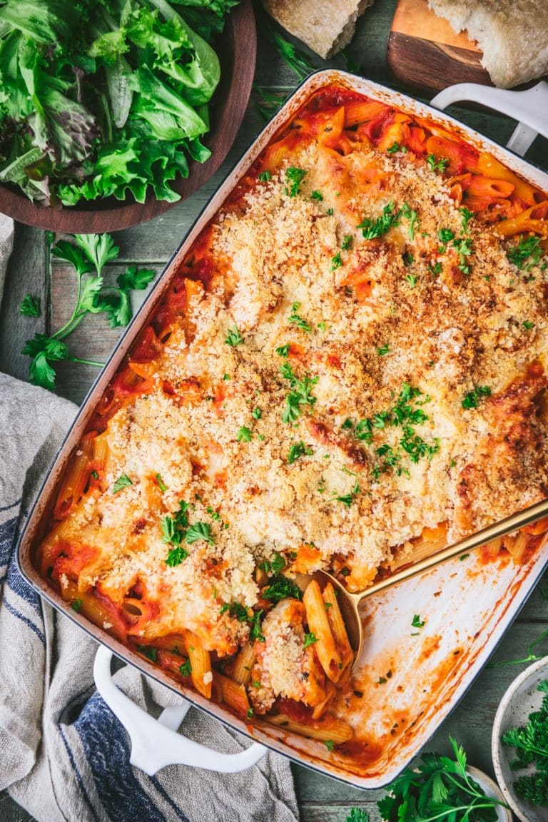 DumpandBake Chicken Parm Casserole The Seasoned Mom