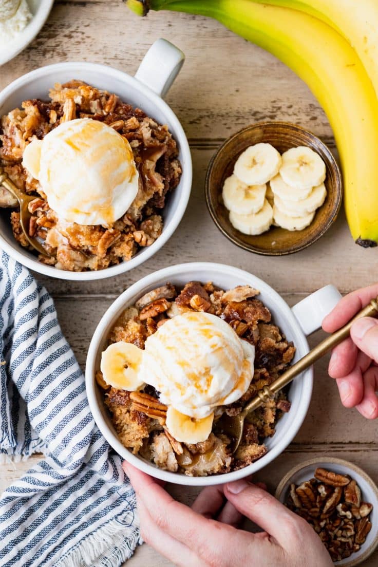 Easy Banana Dump Cake The Seasoned Mom