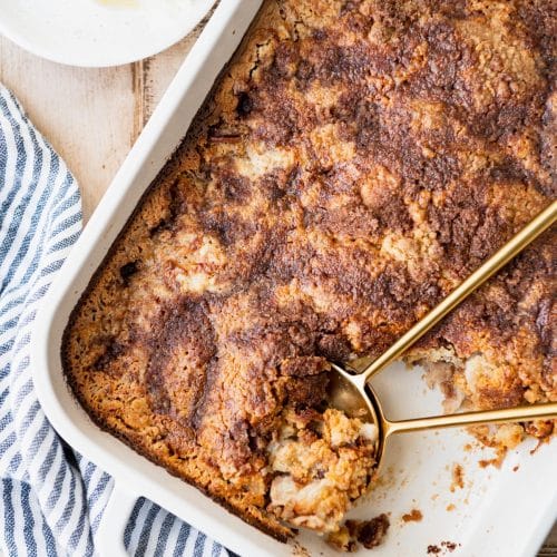 Easy Banana Dump Cake The Seasoned Mom