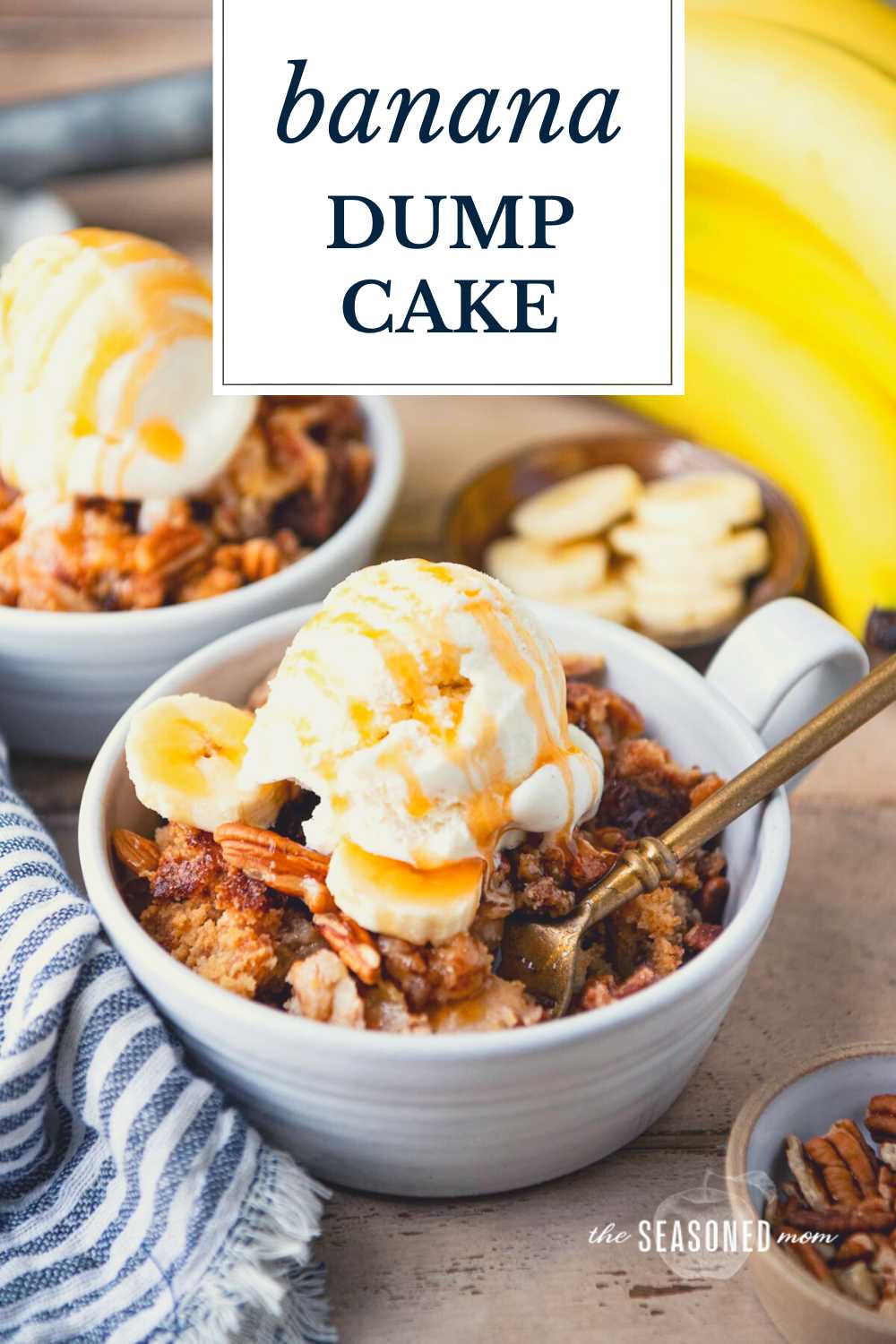 Easy Banana Dump Cake The Seasoned Mom