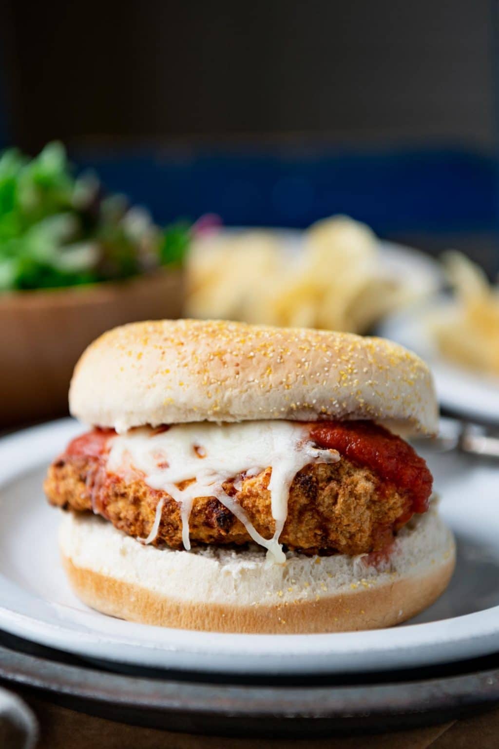 5Ingredient Chicken Parmesan Sandwich The Seasoned Mom