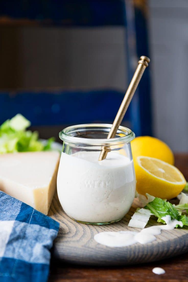 Creamy Caesar Dressing The Seasoned Mom