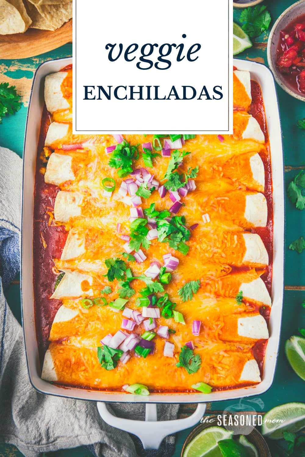 Easy Vegetarian Enchiladas The Seasoned Mom
