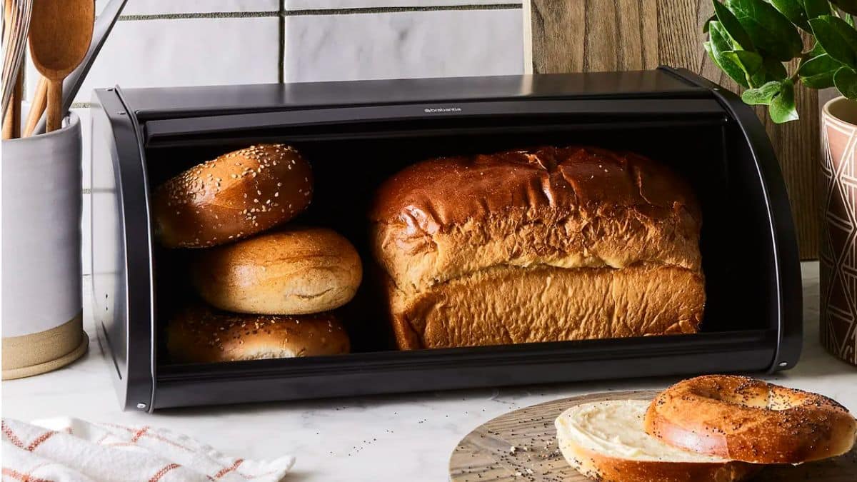 Brabantia Stainless Roll Top Bread Box 