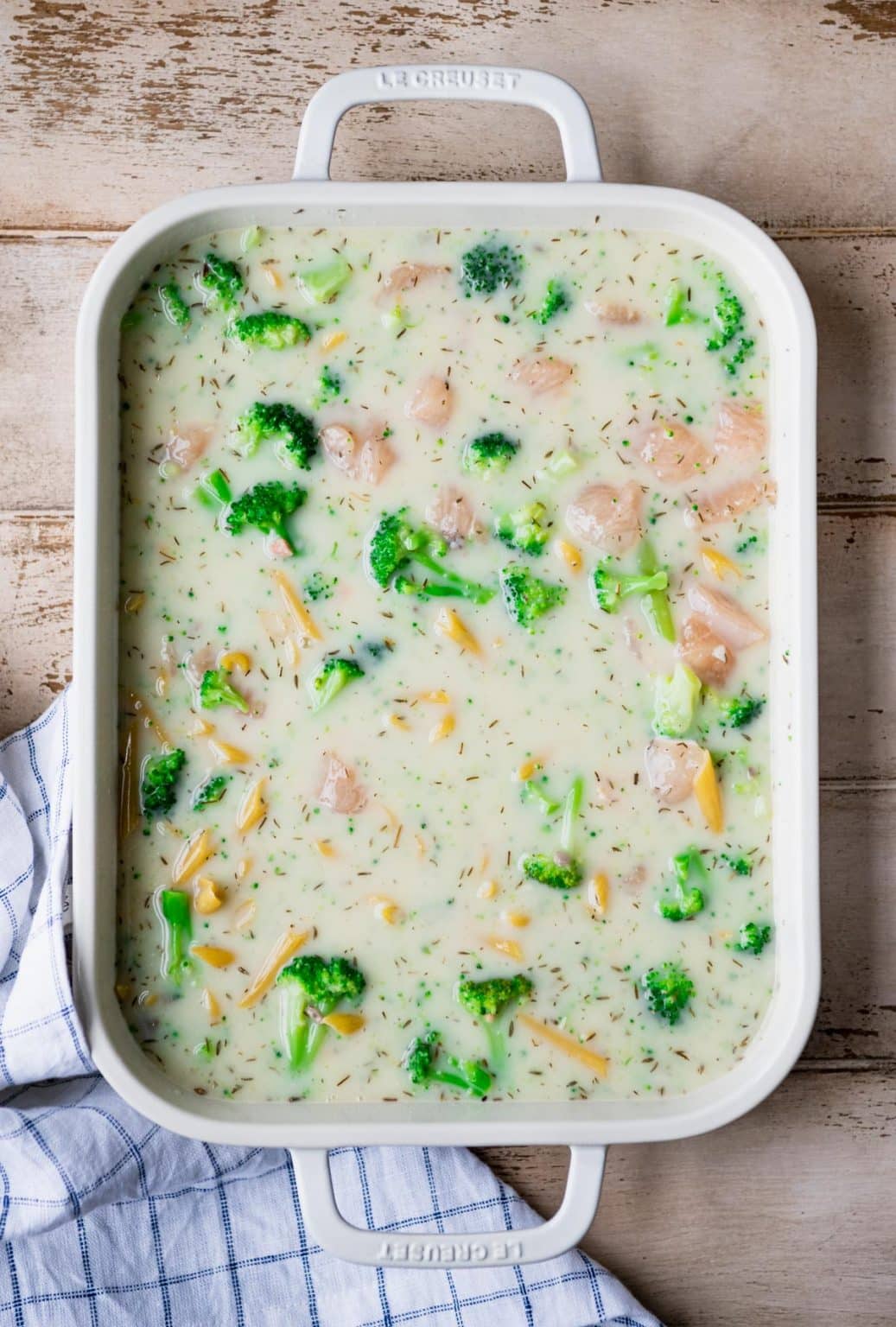 DumpandBake Chicken & Broccoli Casserole The Seasoned Mom