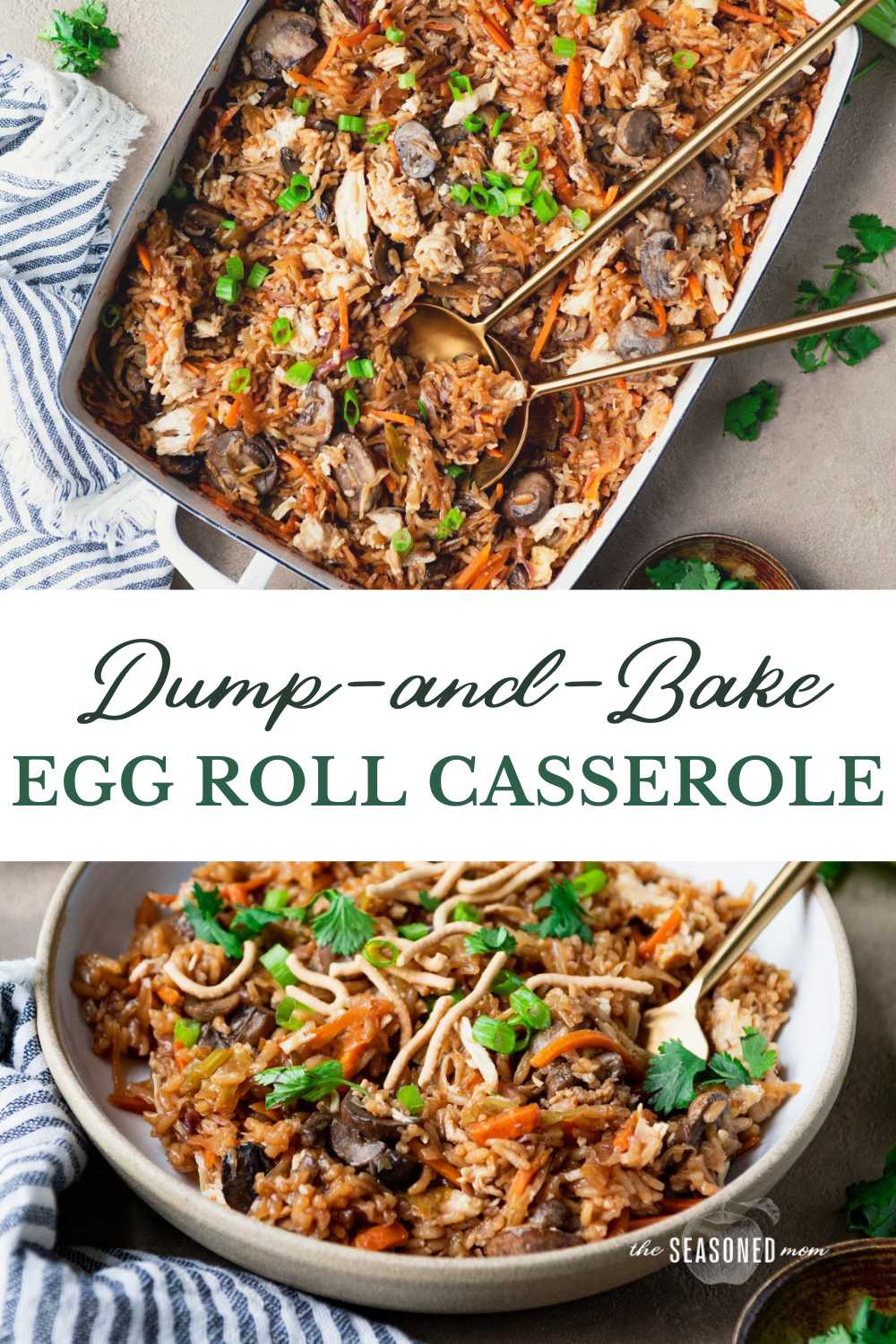 DumpandBake Egg Roll Casserole The Seasoned Mom