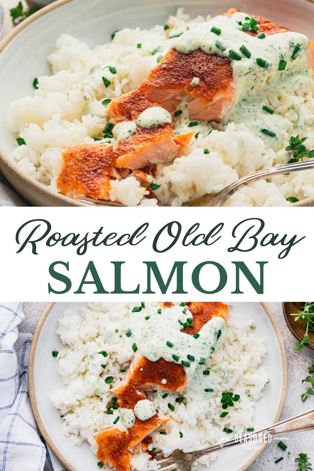 Roasted Old Bay Salmon The Seasoned Mom