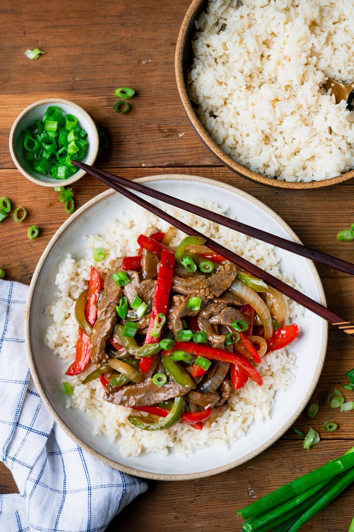 Pepper-Onion Rice recipe | Sapphire1845.com
