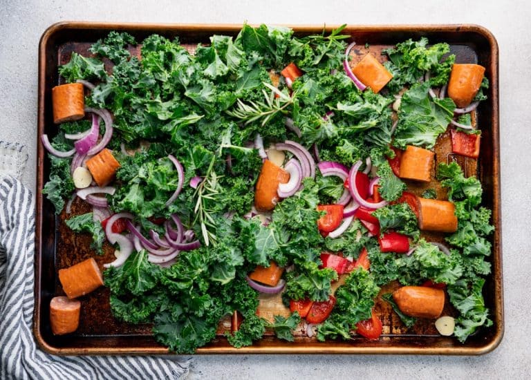 Sheet Pan Andouille Sausage and Veggies The Seasoned Mom