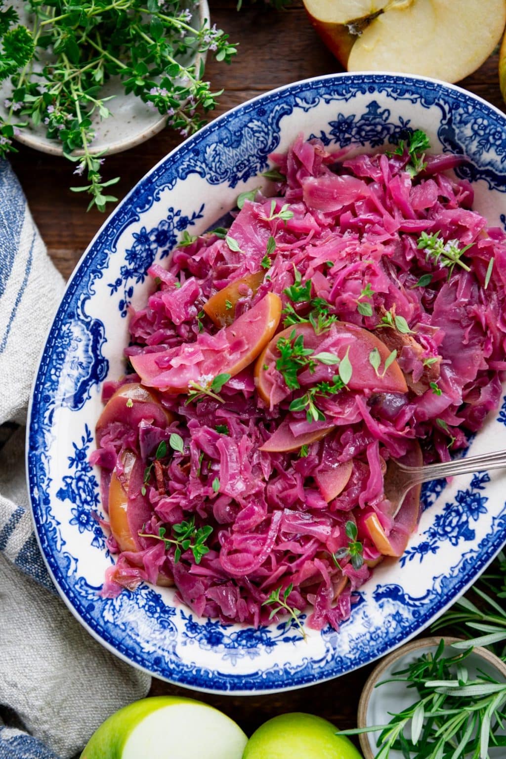 Braised Cabbage with Apples and Bacon The Seasoned Mom