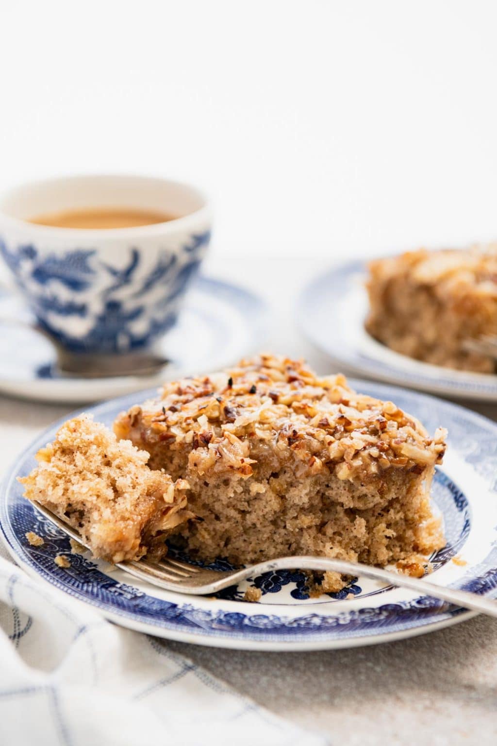 Oatmeal Cake with Coconut Pecan Frosting The Seasoned Mom