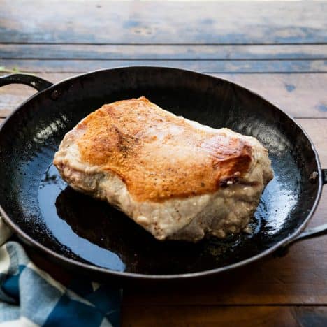 Oven Roasted Pork Loin with Apple Glaze - The Seasoned Mom