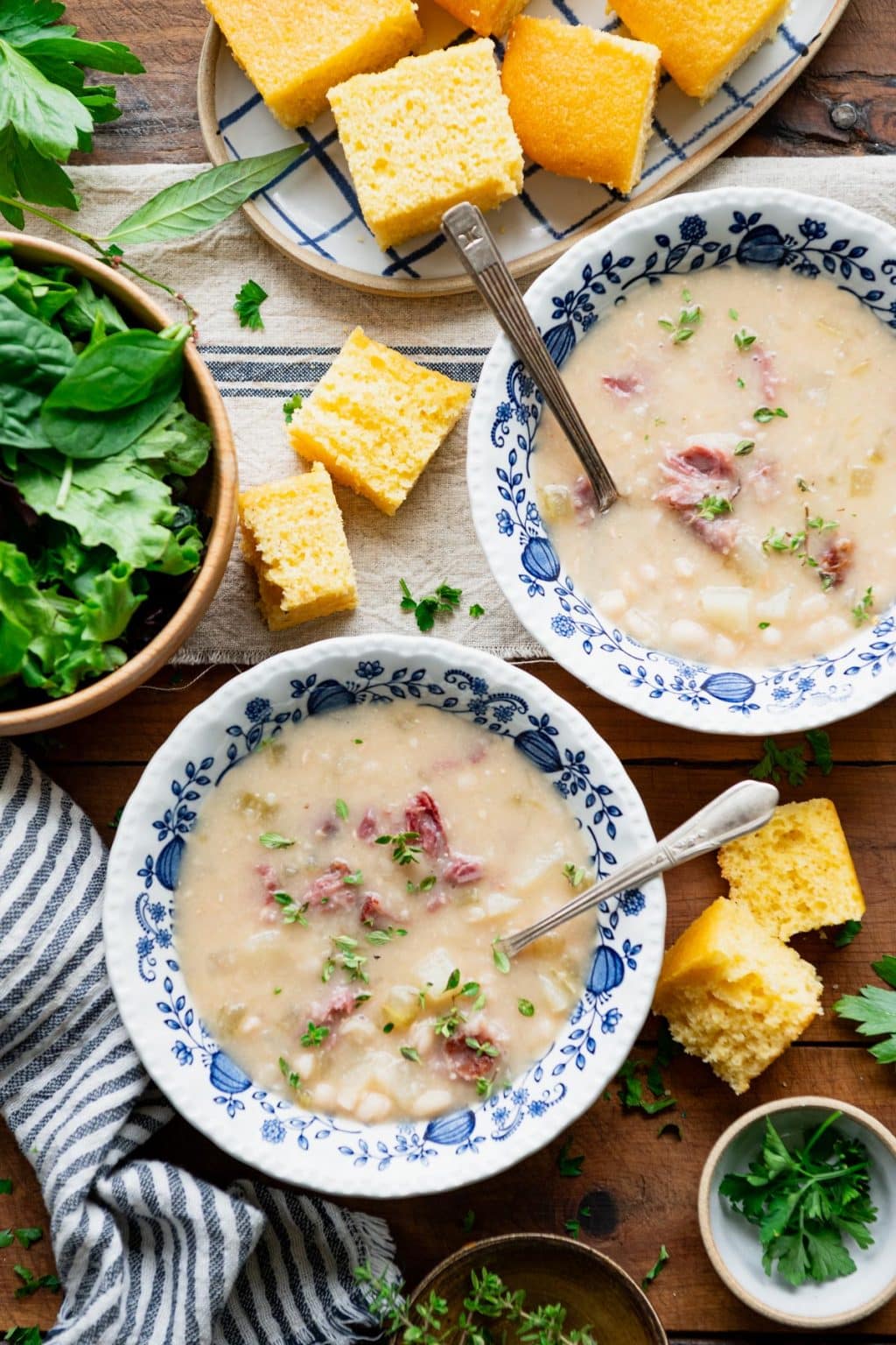 Senate Bean Soup {Navy Bean Soup} The Seasoned Mom