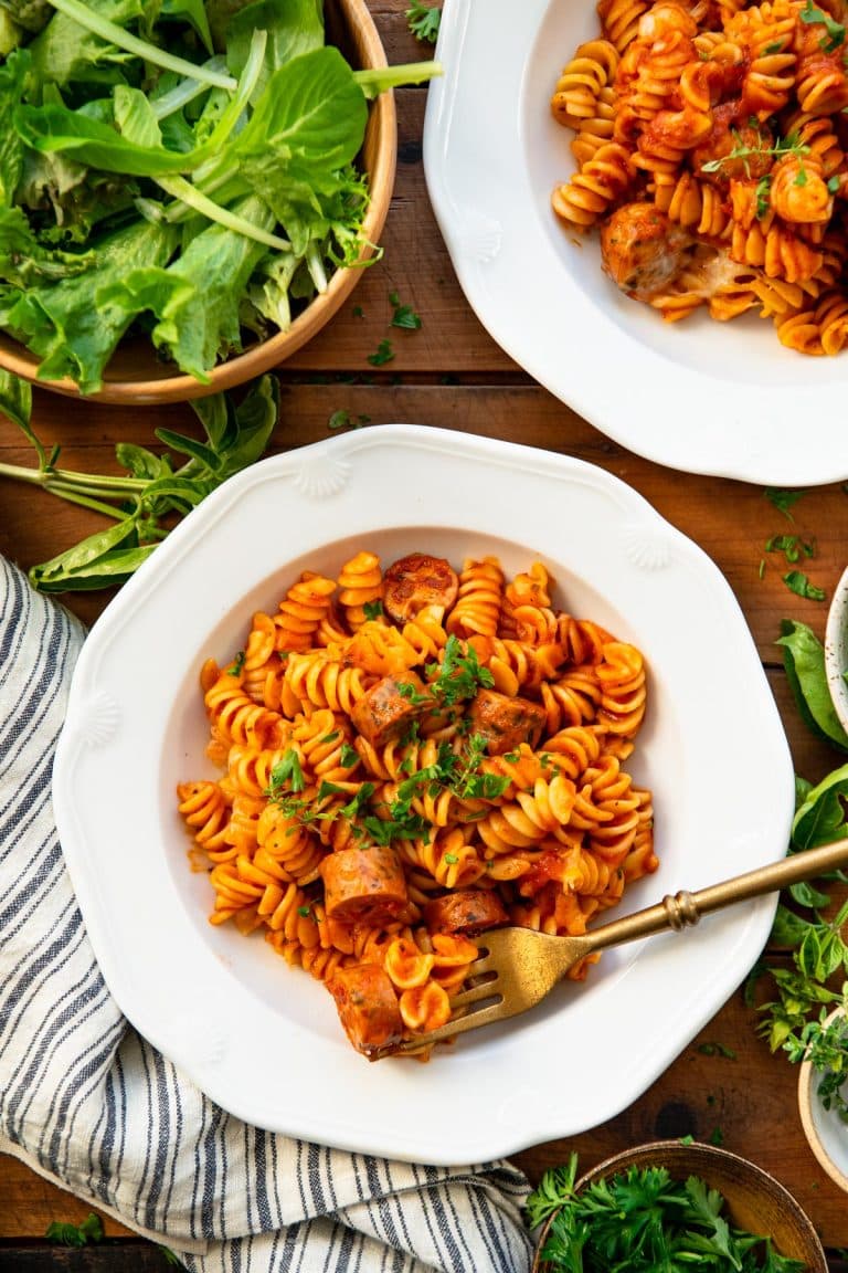 DumpandBake Italian Sausage Casserole The Seasoned Mom