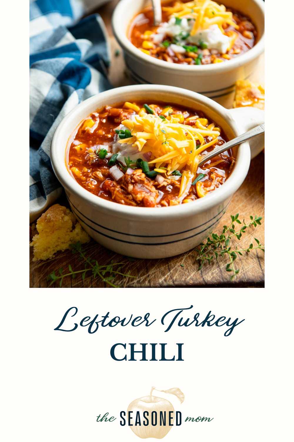 Leftover Turkey Chili The Seasoned Mom