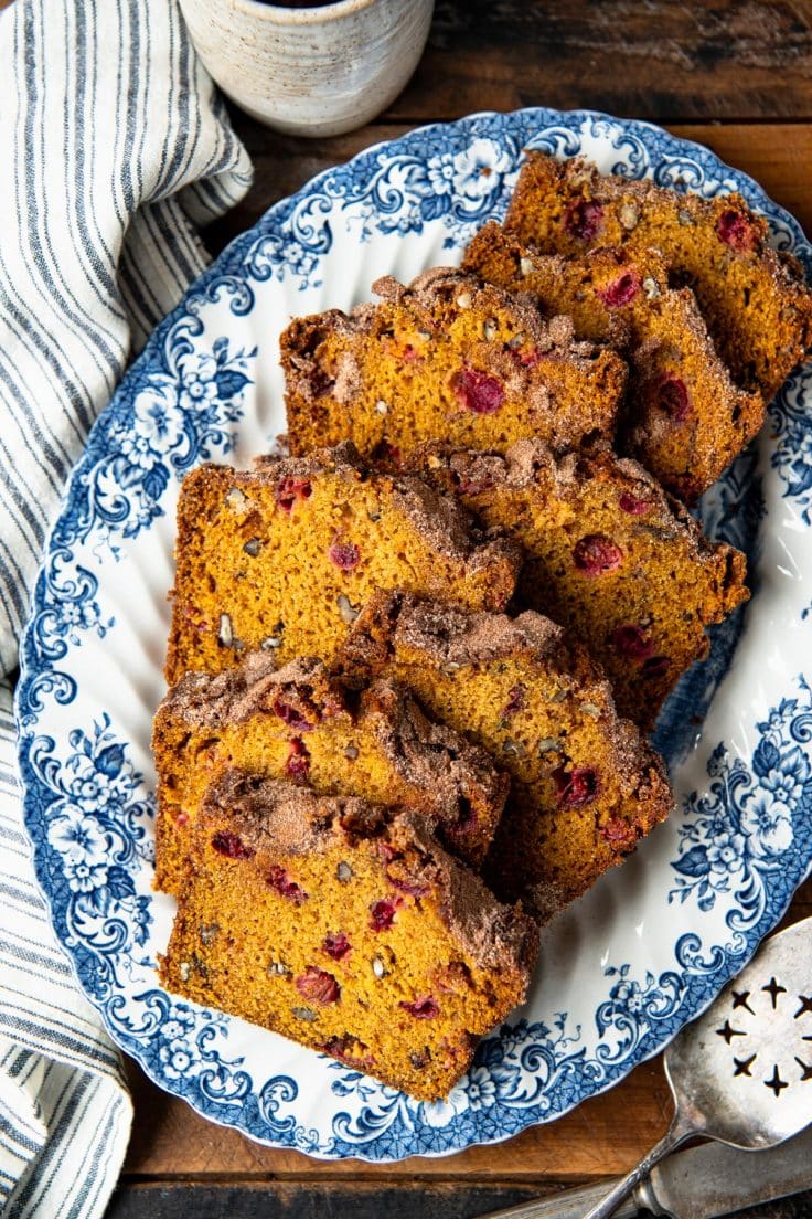 OneBowl Pumpkin Cranberry Bread The Seasoned Mom