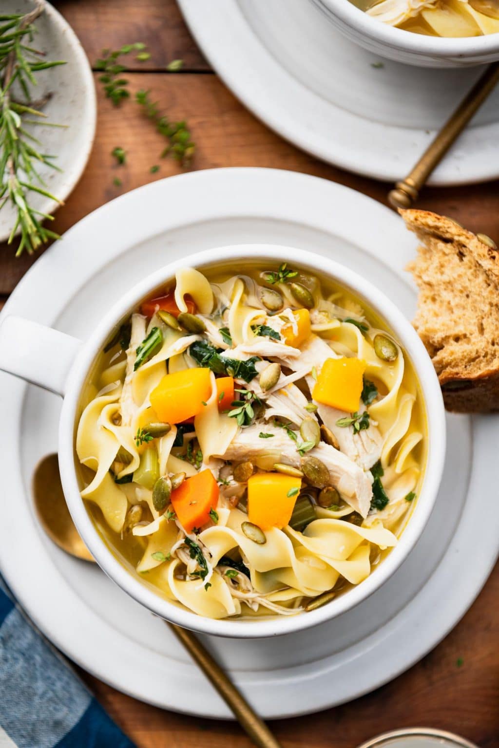 Autumn Harvest Chicken Noodle Soup The Seasoned Mom