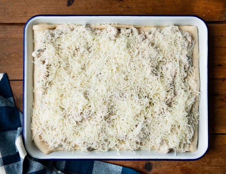 Chicken Alfredo Crescent Roll Bake The Seasoned Mom