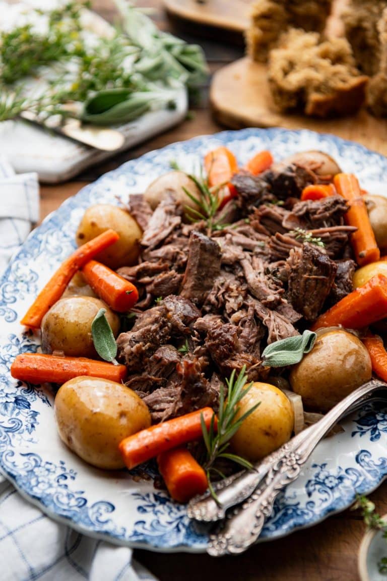 Crock Pot Pot Roast with Cream of Mushroom Soup The Seasoned Mom