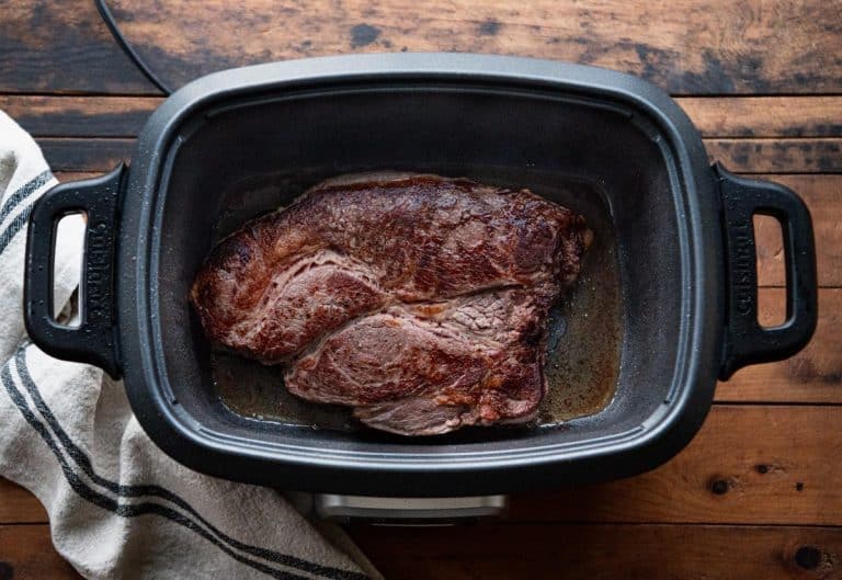 Crock Pot Pot Roast with Cream of Mushroom Soup The Seasoned Mom