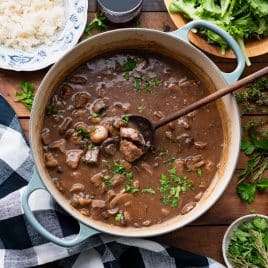 Southern Beef Tips and Rice {Tender Meat + Rich Brown Gravy} – The ...