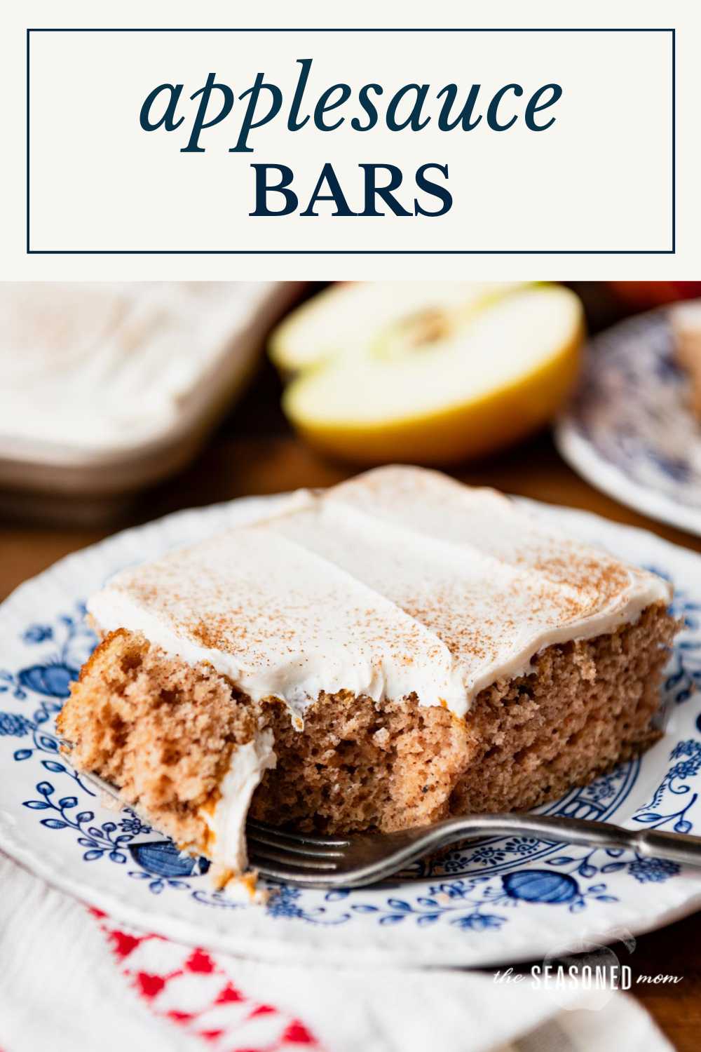 Easy Applesauce Bars The Seasoned Mom