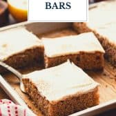 Applesauce bars with text title overlay.
