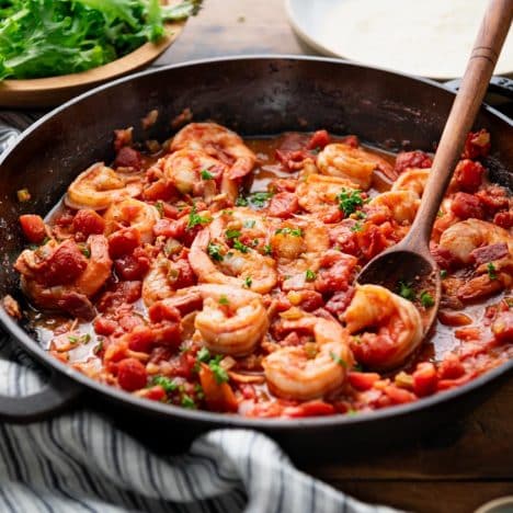 Shrimp and Grits with Tomato Gravy - The Seasoned Mom