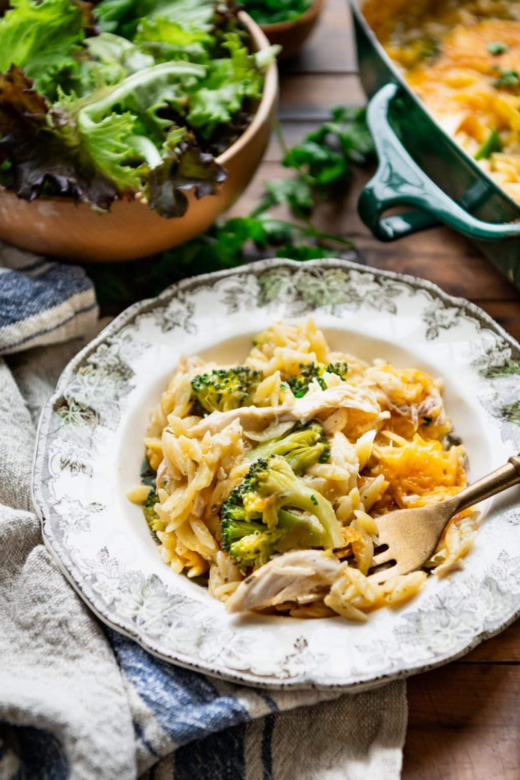 DumpandBake Chicken Orzo Casserole The Seasoned Mom