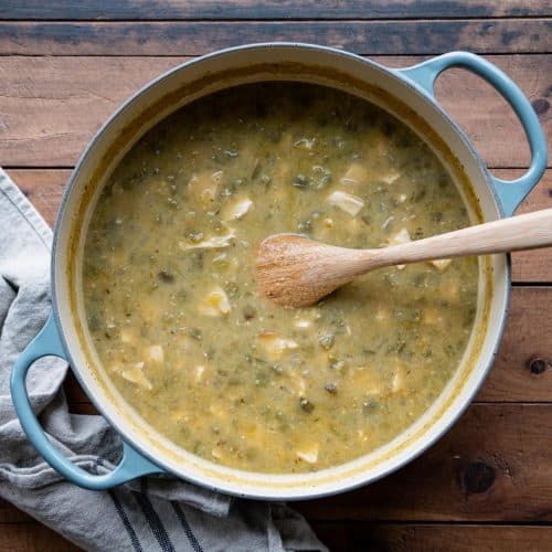 Green Chicken Chili Stovetop or Crock Pot - The Seasoned Mom