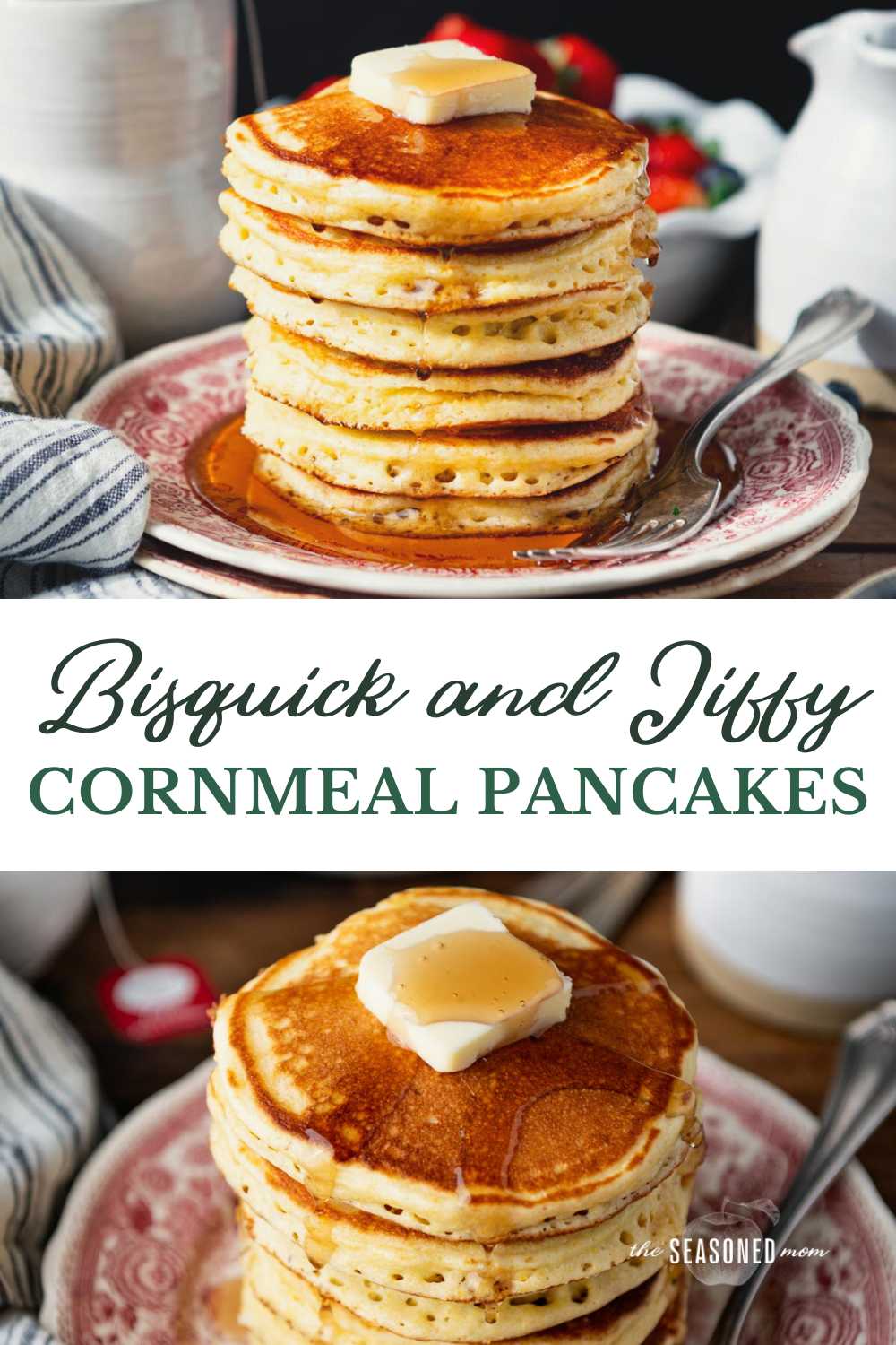 Jiffy Cornmeal Pancakes (Quick + Easy) The Seasoned Mom