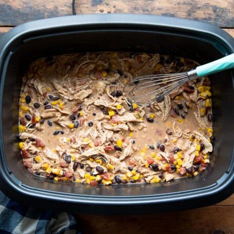 Fiesta Crockpot Chicken - The Seasoned Mom