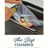 Best chamber vacuum sealers with text title at the bottom.