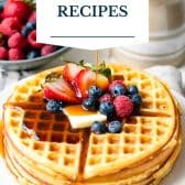 Bisquick recipes with text title overlay.