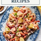 Easter brunch recipes with text title box at top.