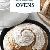 The best bread cloches with text title overlay.