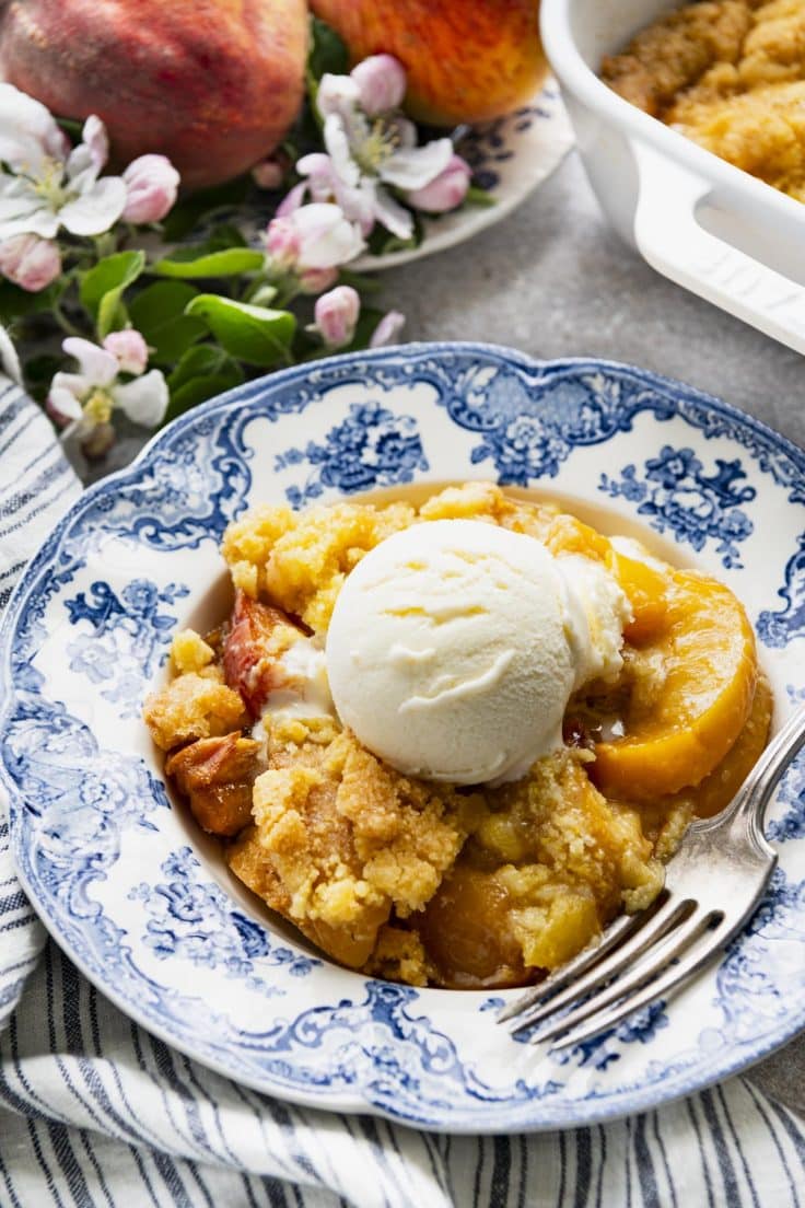 Jiffy Peach Cobbler