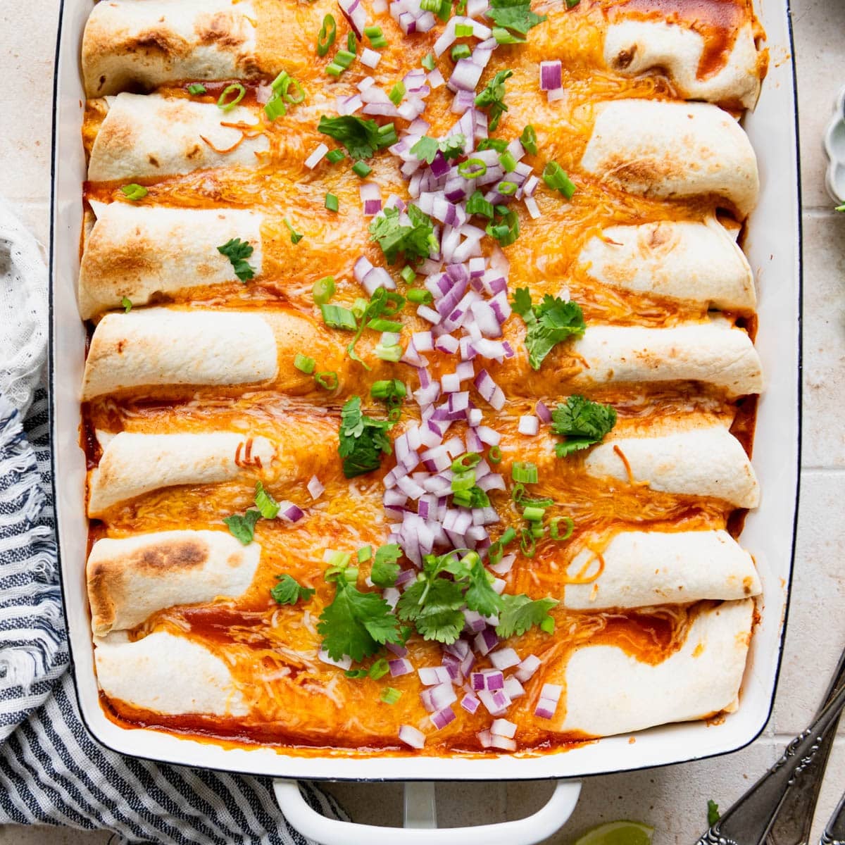 Easy Chicken Enchiladas