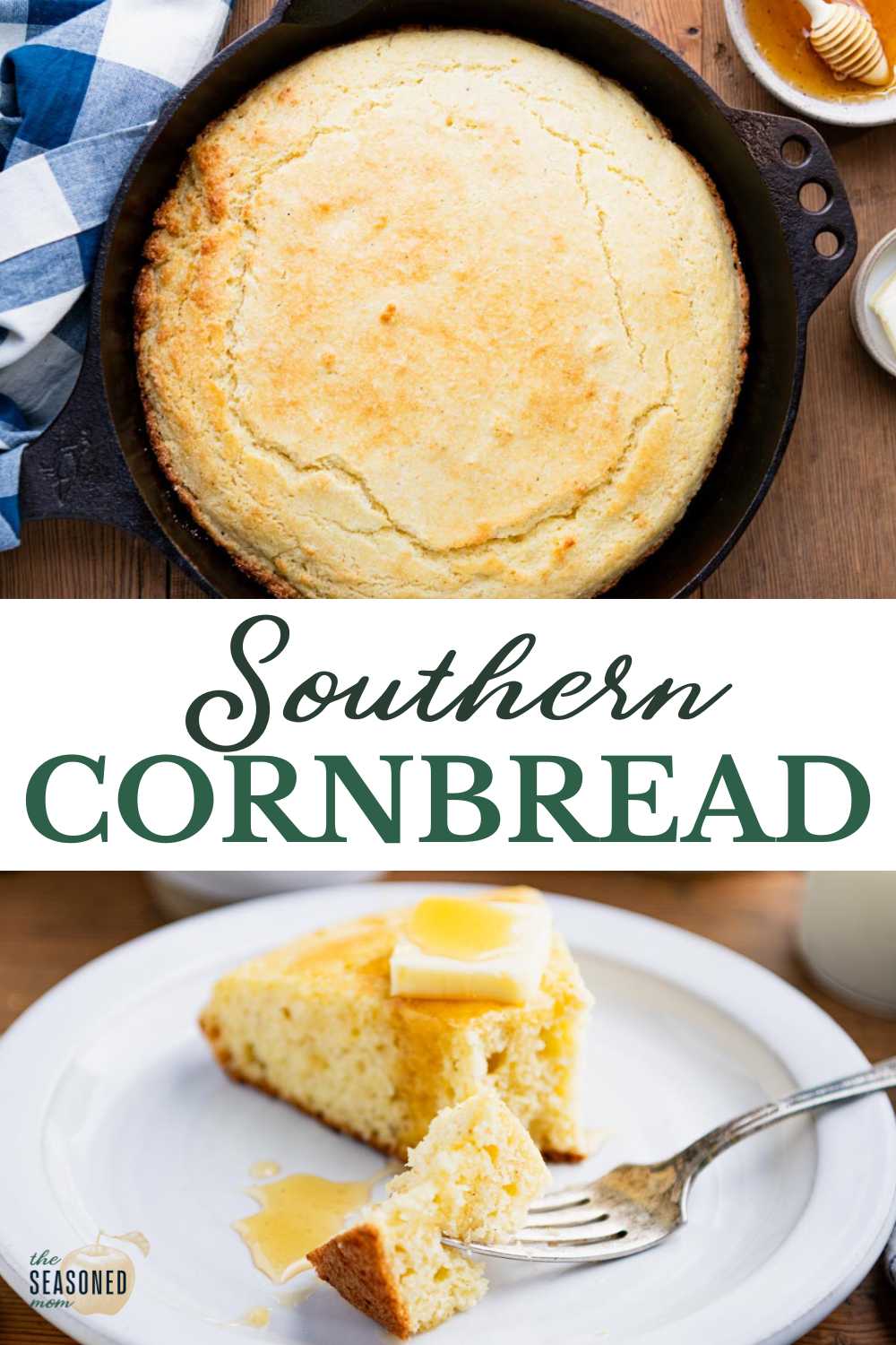 Southern Cornbread Recipe (Easy Skillet Style)