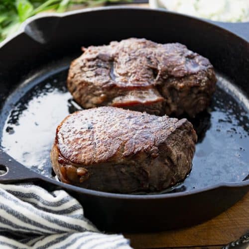 How to Cook Filet Mignon in Cast Iron {Easy Sear + Oven Method} – The ...