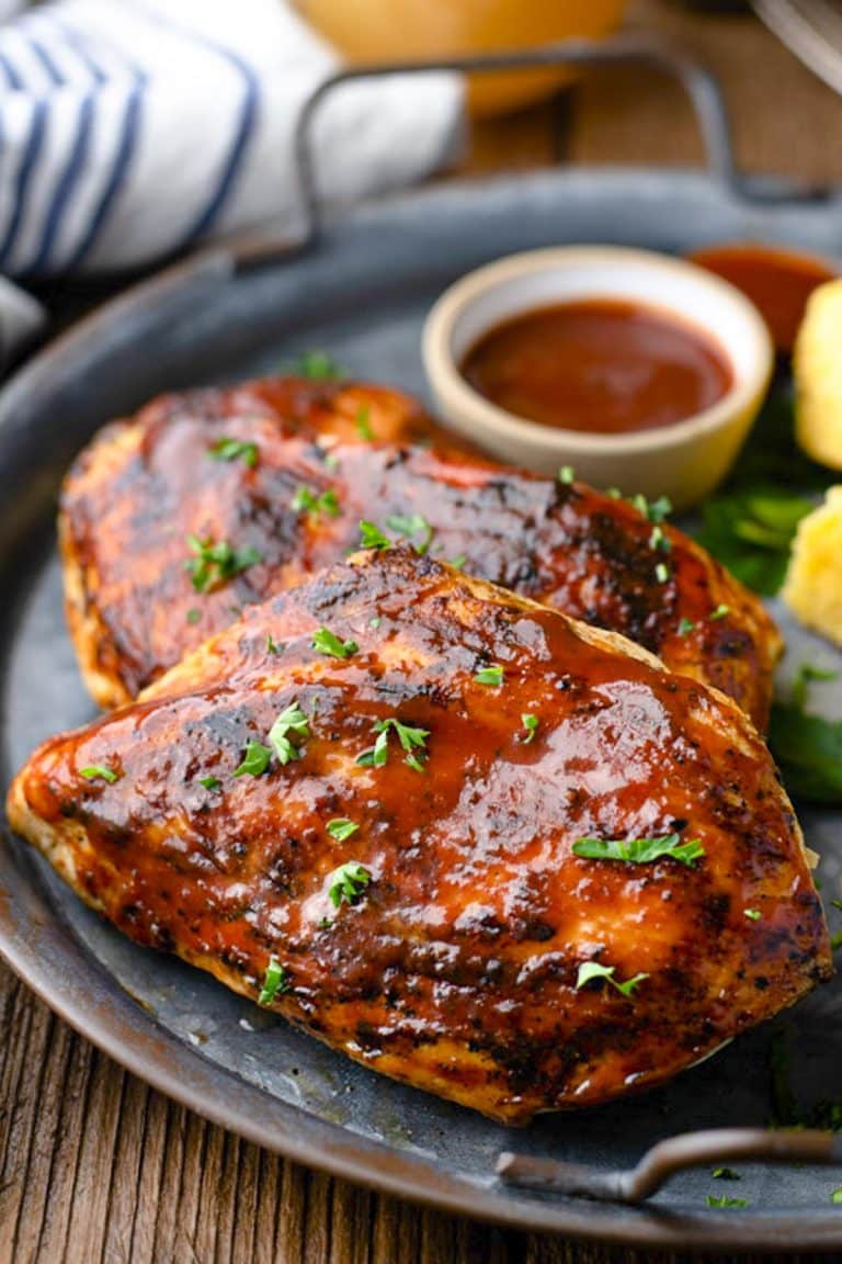 BBQ Chicken Breast (Grilled or Baked) The Seasoned Mom