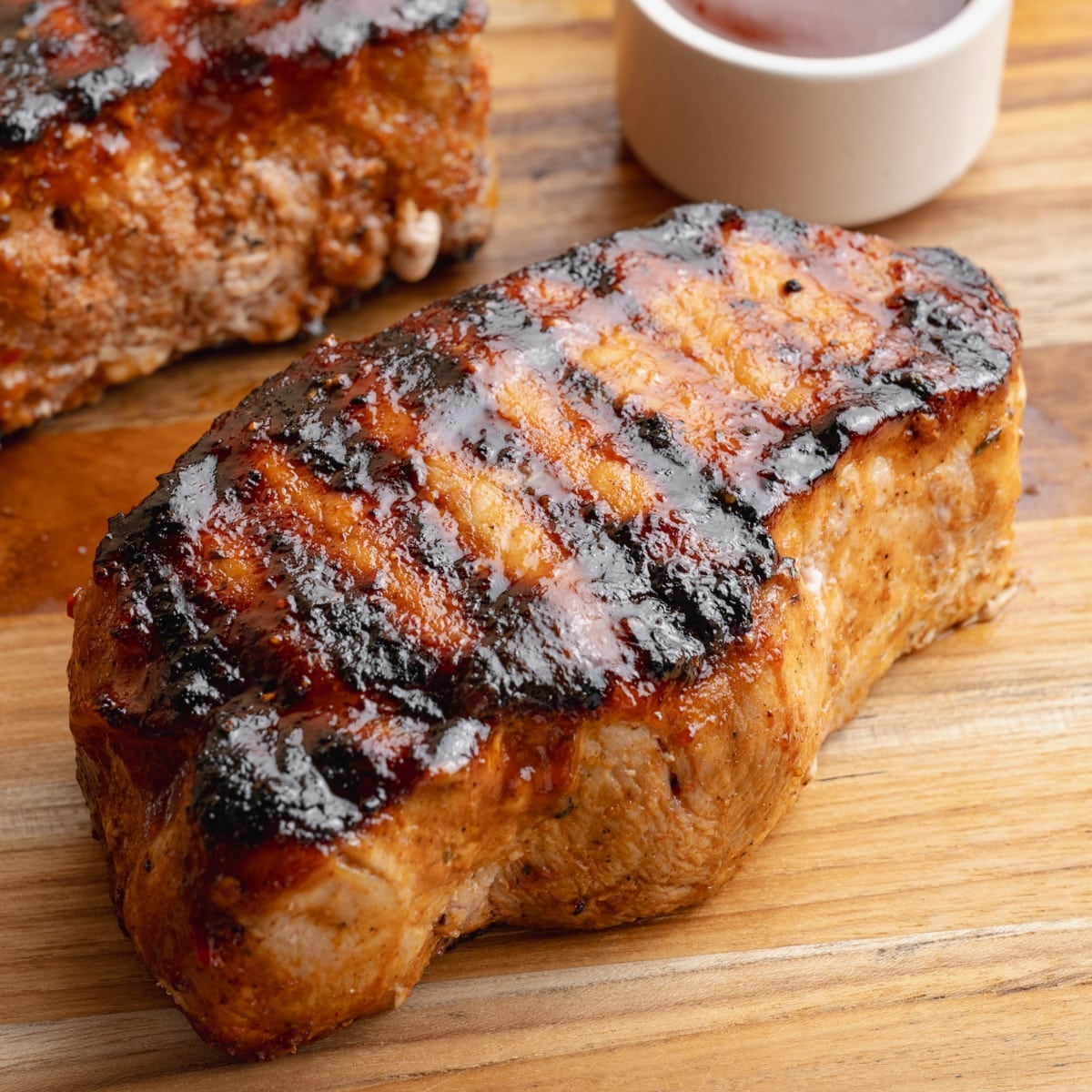 Grilled BBQ Pork Chops