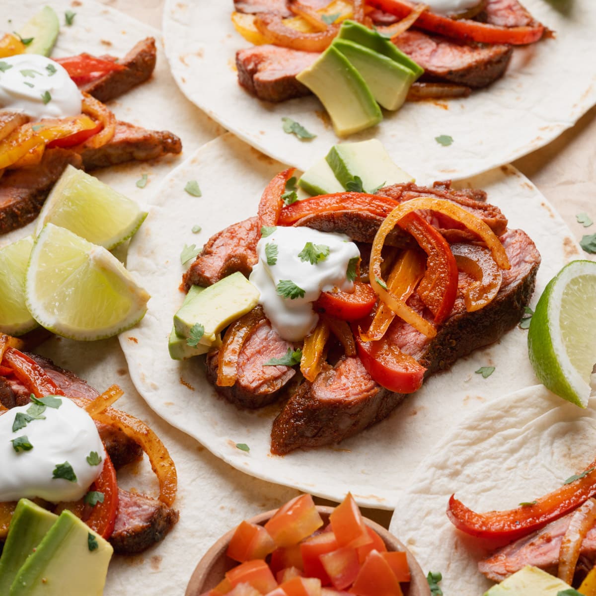 Sheet Pan Steak Fajitas