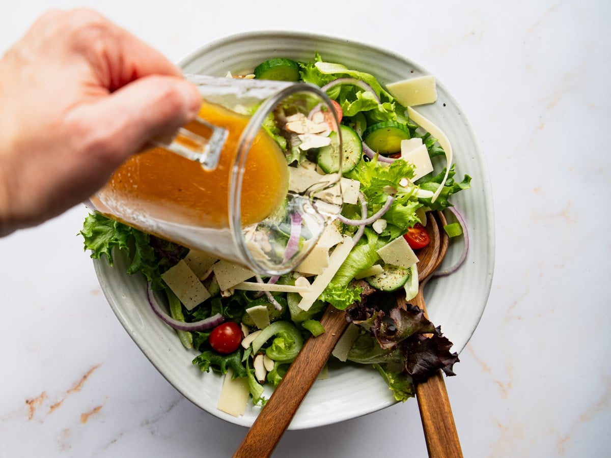 Red Wine Vinegar Salad Dressing - The Seasoned Mom